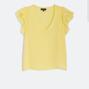 1. State Dakota Flutter Sleeve Blouse